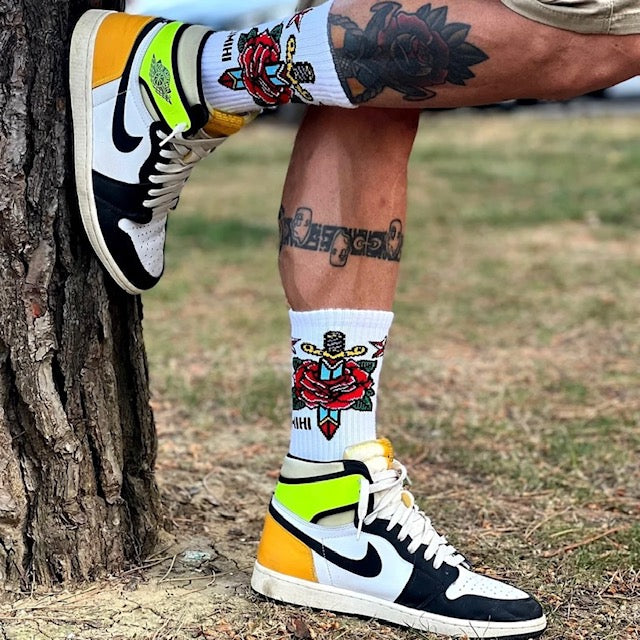 Dagger & Rose Socks