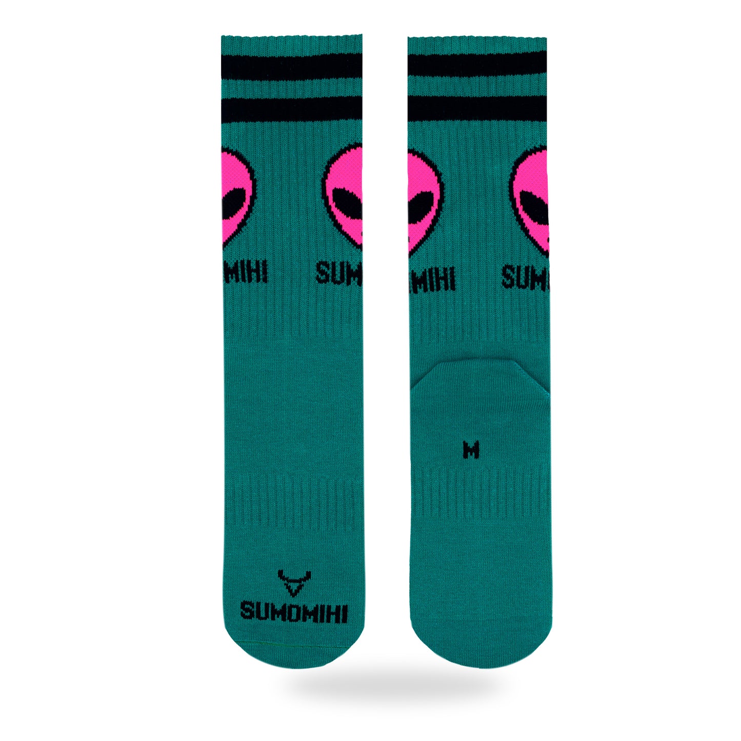 Alien Teal Socks